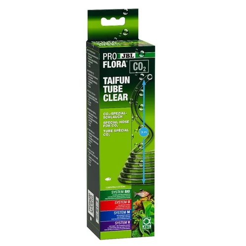 Tuyau spécial CO2 pour aquarium coloris noir JBL ProFlora Taifun tube clear – 3 m