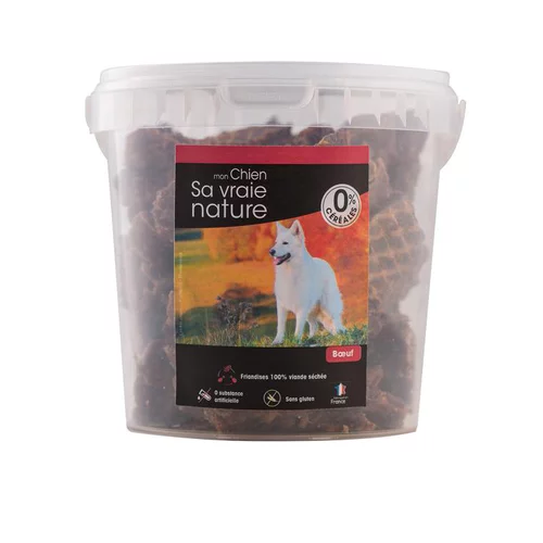Friandises pour chien 100% viande de boeuf séchée Sa vraie nature - 350 g