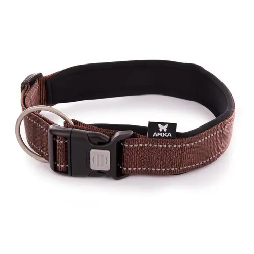 Collier Neo+ marron pour chien 4x50/70 cm
