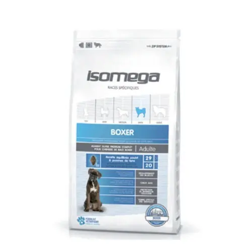 Croquette pour chien adulte Boxer au poulet Isomega - 12 kg
