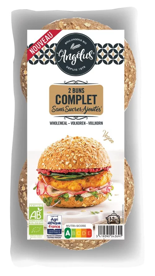 Buns complets L'Angélus - 2 x 75 g