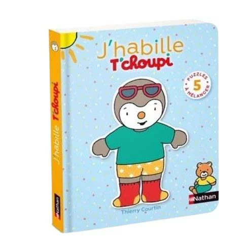 Le livre " J'habille t'choupi " aux Éditions Nathan