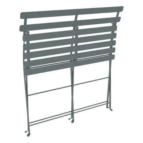 Banquette bistro 2 places coloris gris en acier Fermob - 88 x 29 cm