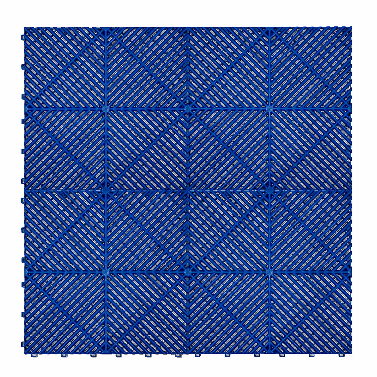 Carrelage de Sol Ventilé Pour Garage x120 Avec Bordure (Bleu) – Réf. XBLZCCPJW9037599321