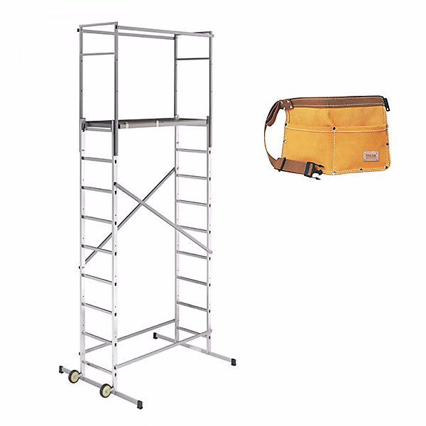 Echafaudage domestique: Hauteur de travail max 4.5m + Ceinture porte-outils – 9475-901-CEINTURE
