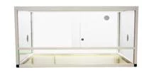 Terrarium pour reptile coloris blanc en aluminium Reptile Planet Élégance – 100 x 45 x 50 cm