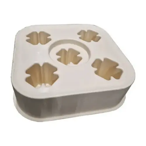 Socle beige pour récupérateur d’eau cubique 1000 L