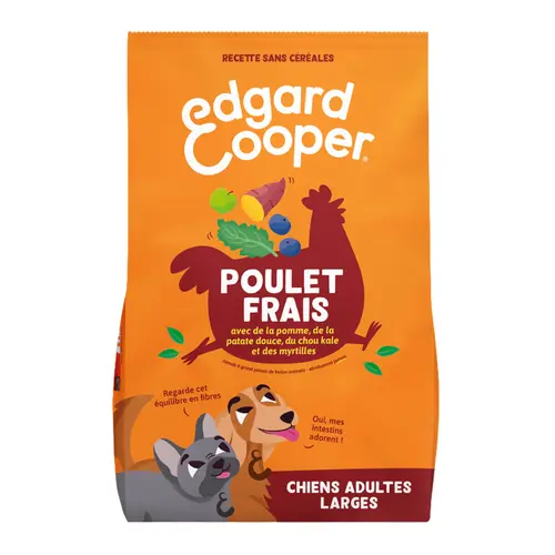 Croquettes pour chien adulte au poulet sans céréales Edgard & Cooper - 2,5 kg