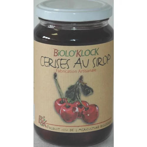 Cerises au sirop bio Bioloklock - 400 g
