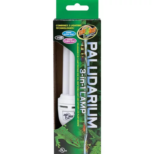 Lampe 3 en 1 blanche pour paludarium