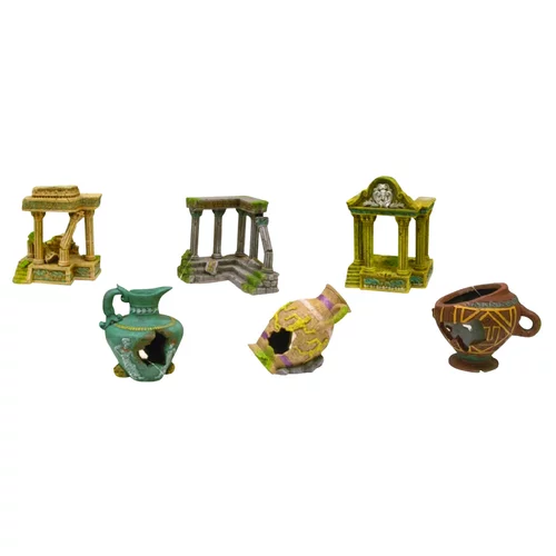 Figurines aqua ruine