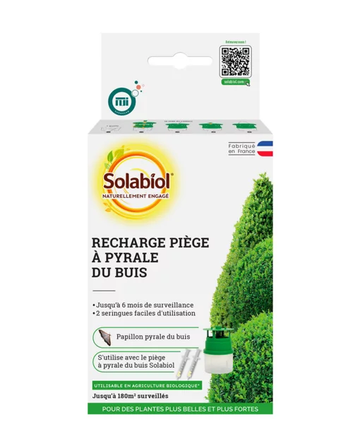 Recharge pour piège à pyrale du buis Solabiol - 2 seringues
