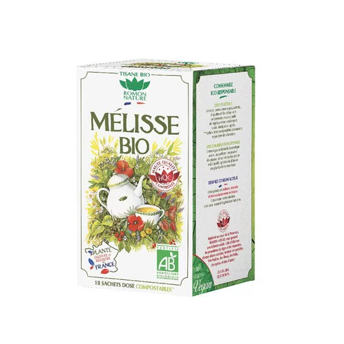 Tisane Mélisse France bio - 18 sachets