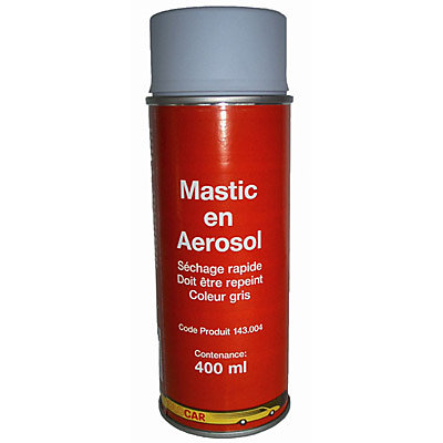 Mastic, cartouche joint et silicone – Mastic en aérosol 400 ml coloris gris