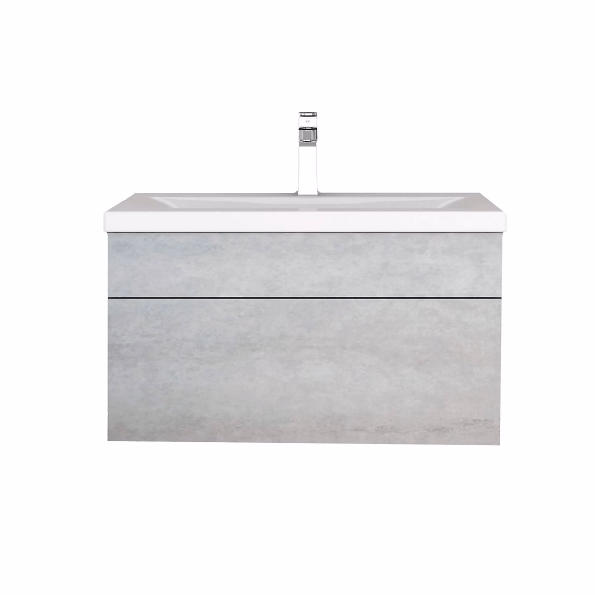 Meuble vasque – Ensemble de meubles de salle de bains WANGEROOGE Gris S