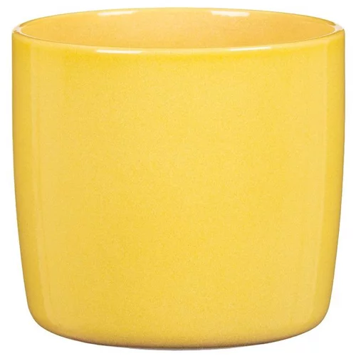 Cache-pot en céramique jaune Scheurich 900 Solare - Ø 15 cm