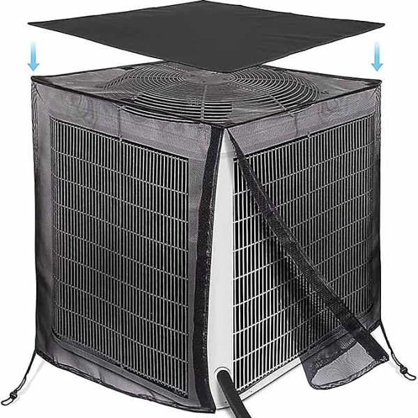BASHLWUA 1PCS(36 × 36 × 40inch) Couverture générique de climatisation – maille complète, couvertures en filet entièrement maillées pour