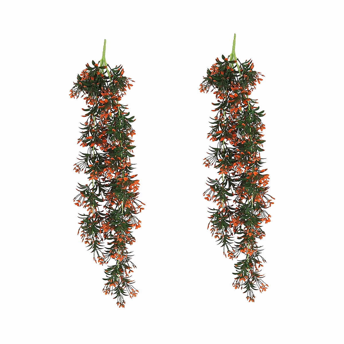 Plantes – Chute plante artificielle rouge 90cm lot de 2