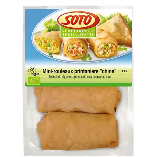 Mini rouleaux printaniers bio Chine Soto - 200 g