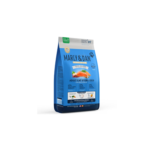 CROQUETTES CHAT ADULTE STERELISÉ MARLY & DAN® - 0.4KG