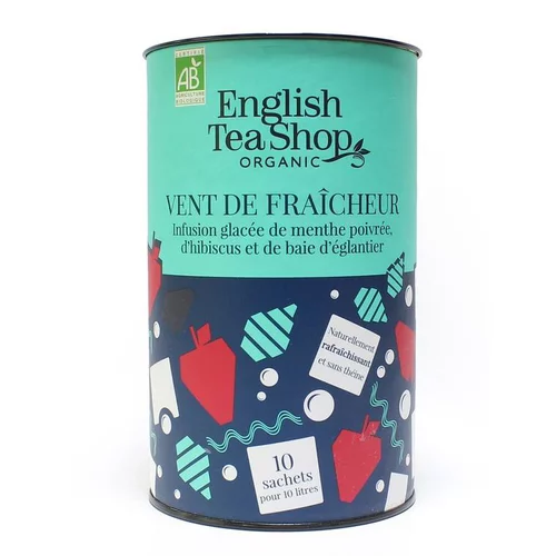 Infusion glacée bio Vent de fraîcheur English Tea Shop - 10 sachets