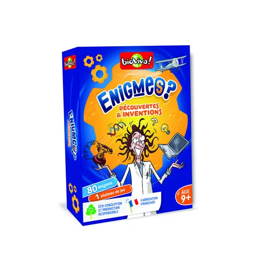 Jeu de cartes Énigmes - Découvertes et inventions Bioviva Éditions