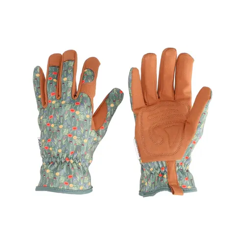 Gant Judy coloris vert en cuir et toile Blackfox - taille 8