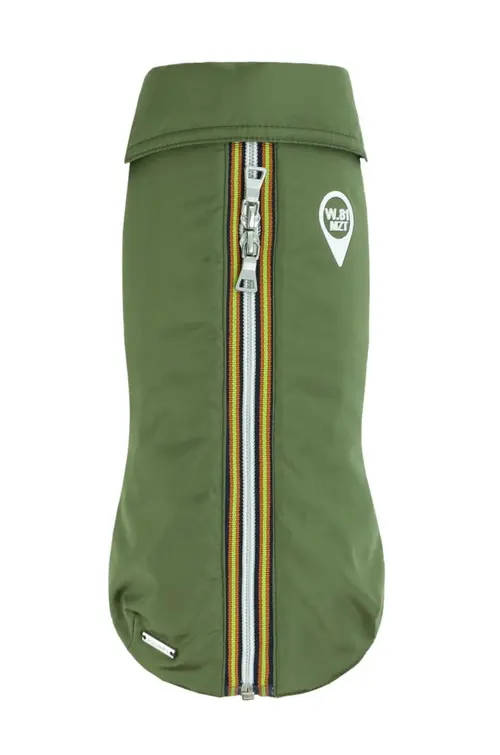 Imper pour chien coloris kaki Wouapy GPS - Taille 44