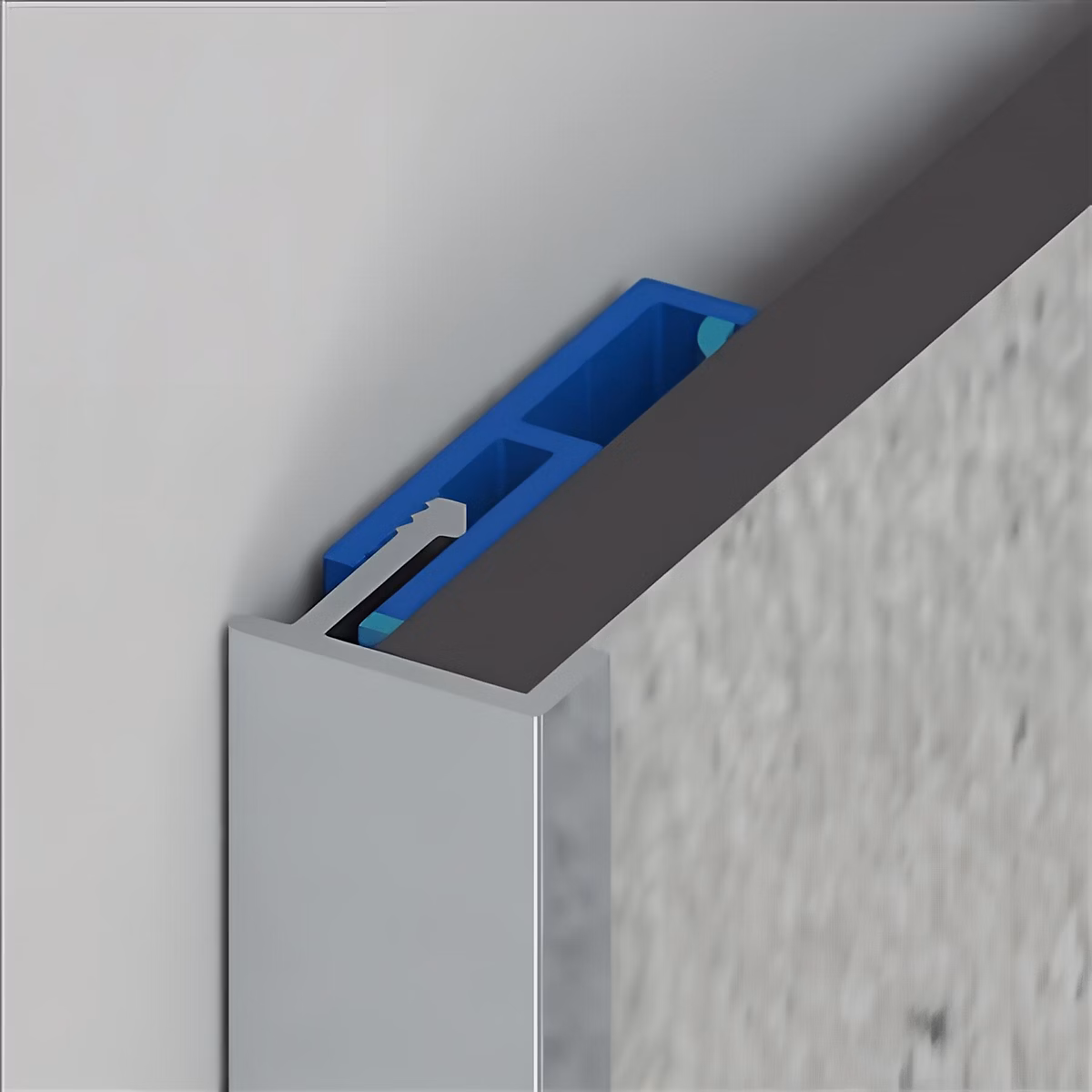 Douche – 2x profilés en U blanc pour extrémités adaptés aux panneaux Kinewall Start de H de 216cm