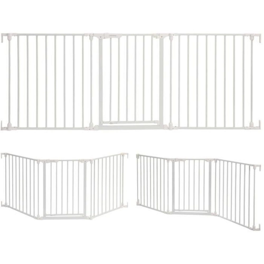 Barrière de sécurité enfant Discovery 3 74,5 cm à 1,95 cm - Blanc