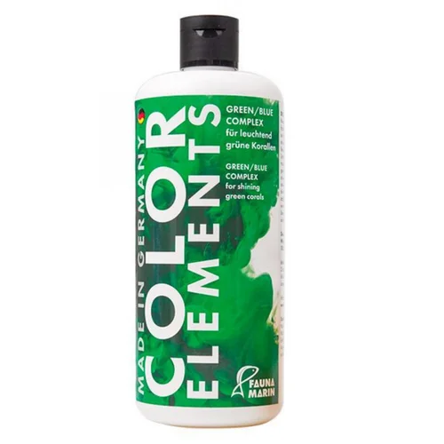 Complexe coloration verte et bleue, FAUNA MARIN, Elements Green Blue - 500ml