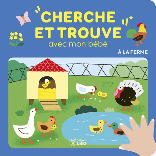 Cherche et trouve "A la ferme", Ed LITO