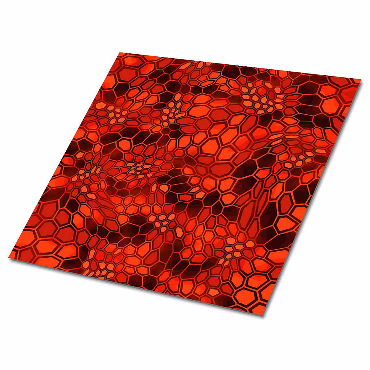 Carreaux vinyle Tulup 30 × 30 cm Hexagone de camouflage 9 pcs