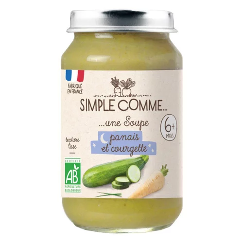 Pot bonne nuit soupe panais courgette bio Simple Comme - 190g