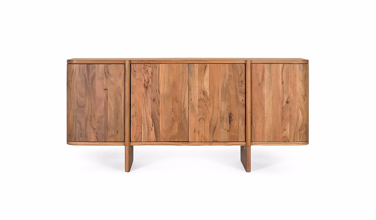 Meuble – Buffet fabriqué à la main en bois d'acacia 170cm