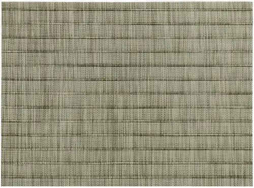 Set de table jacquard PVC et polyester coloris matcha Manoka - 45 x 33 cm