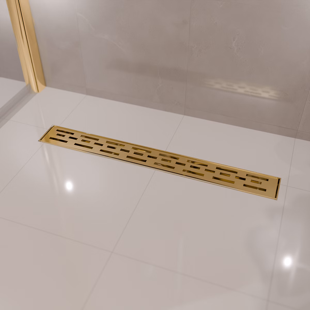 Caniveau De Douche Lomazoo Nilo – 80 Cm | Doré | Or