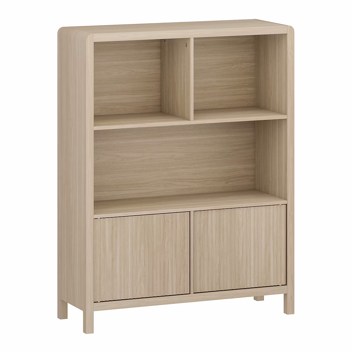 Commode Lukkodso 103 × 80 × 28 cm effet chêne en.casa
