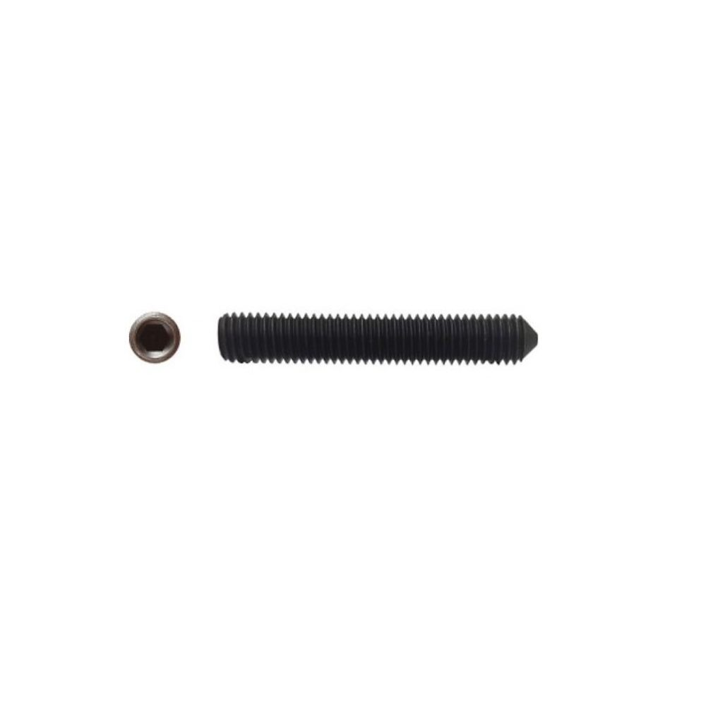 100 Vis Sans Tête 6 Pans Creux à Bout Pointeau STHC 8 × 30 mm – DIN 914, 45H, Brut, D-Work