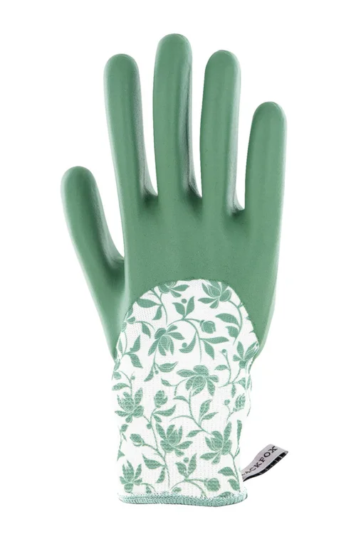 Gant Plantation motifs fleuris Blackfox Vert clair