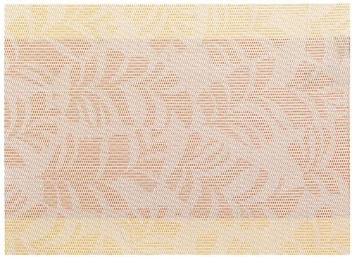 Set de table Hoja coloris jaune en polyester - 33 x 45 cm