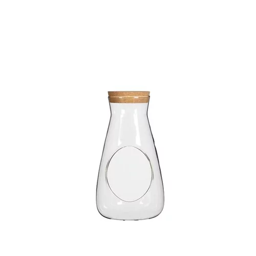 Vase en verre Naturalys Labo M - Ø 12 x H 23 cm