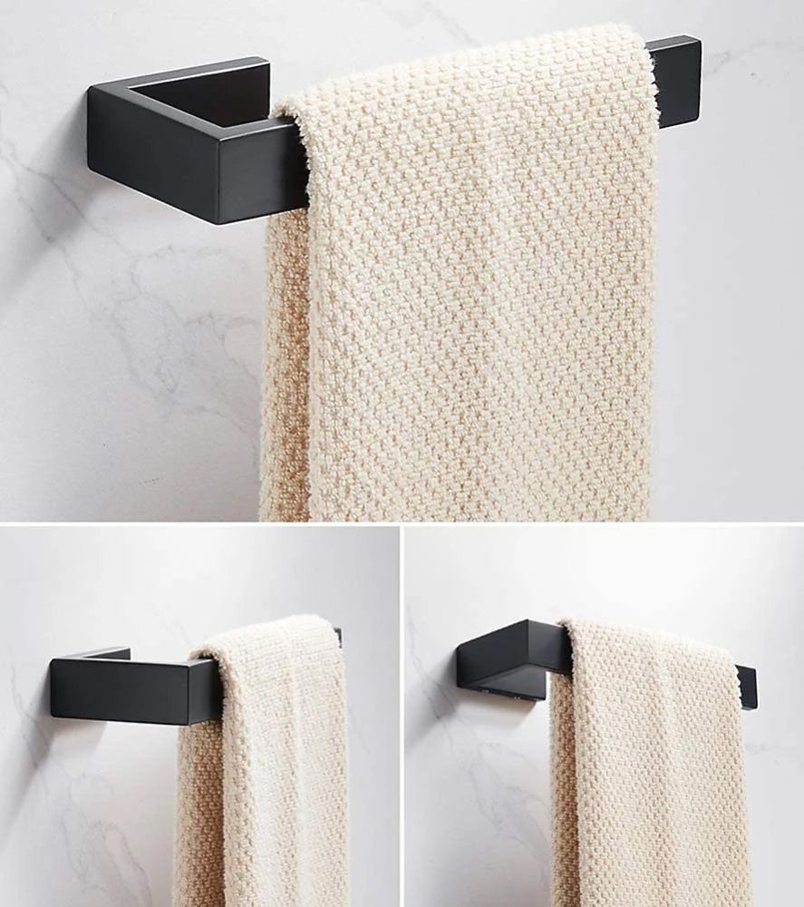 Barre pour Sèche – serviette / radiateur encastrable 21CM noire Myluxeo