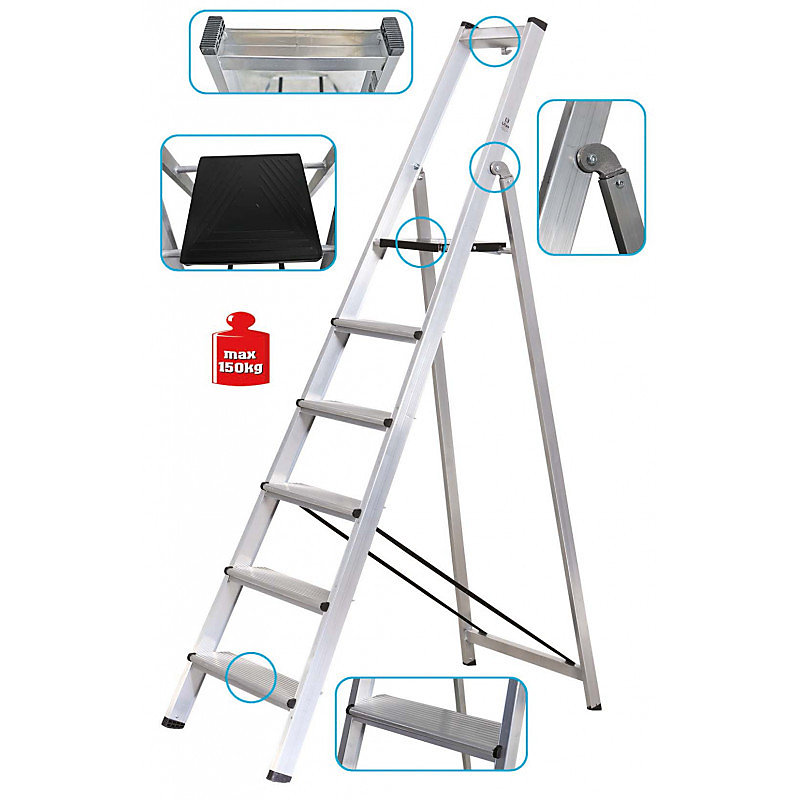 Escabeau professionnel SX-Pro 5 marches – Réf. OUVNPZIOF5727367937