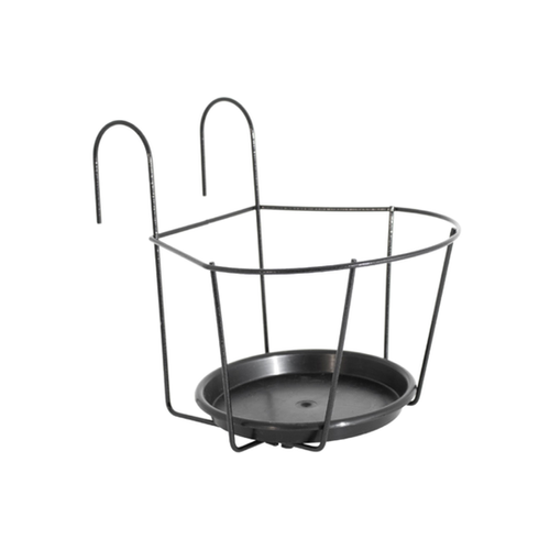 PORTE-POT POUR BALCON ARTEVASI® - 22CM - ANTHRACITE