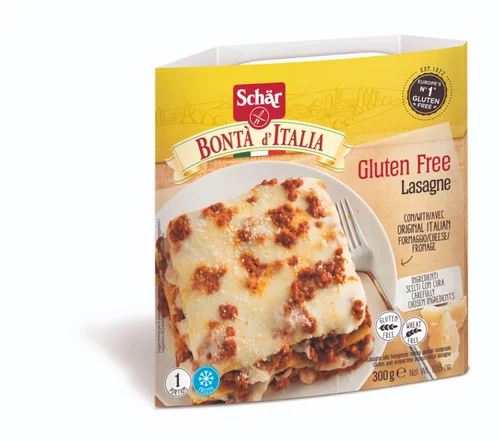 Lasagnes sauce tomate et viande surgelée Schär - 300 g