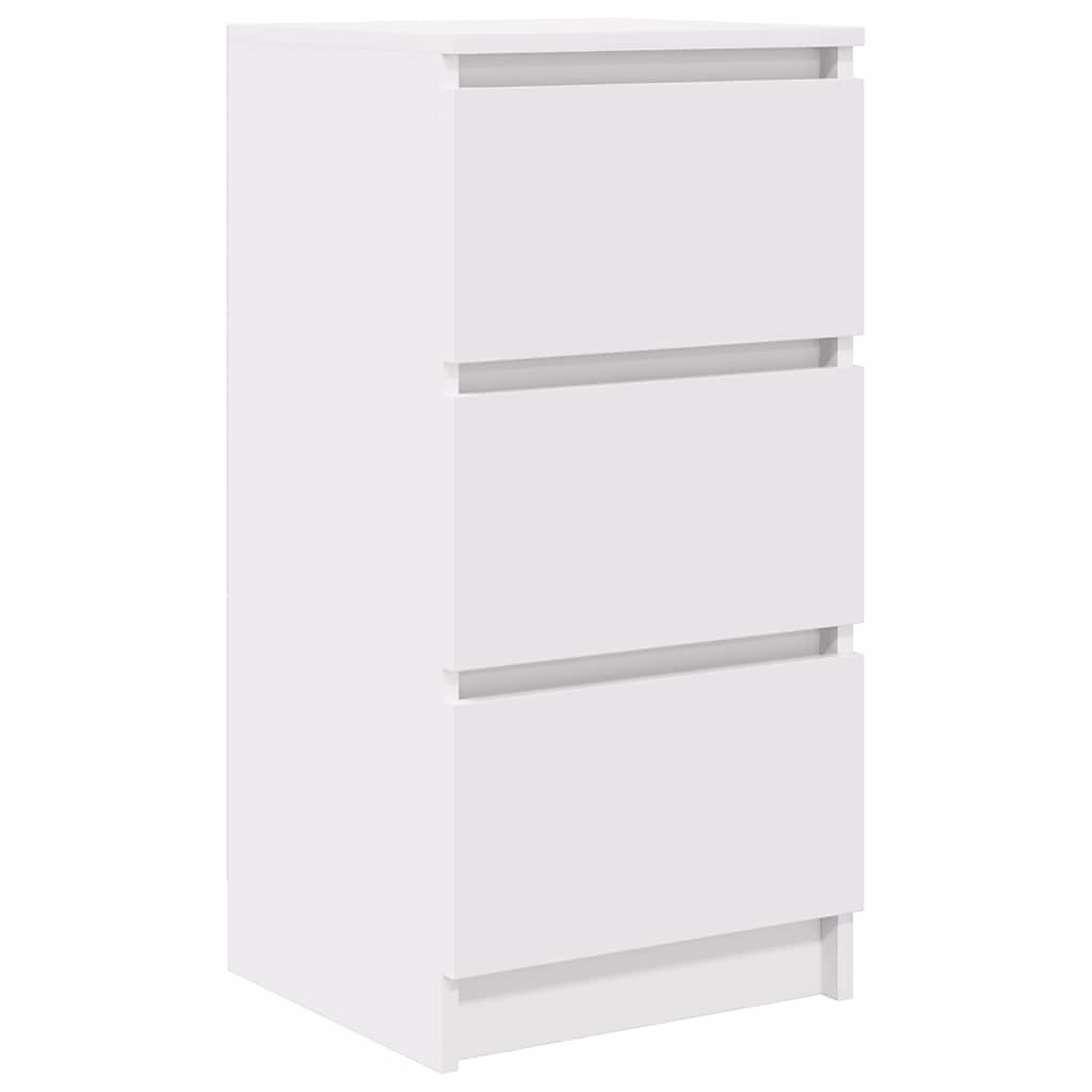 Buffet blanc 37 – 5 × 35 × 76 cm bois d'ingénierie vidaXL