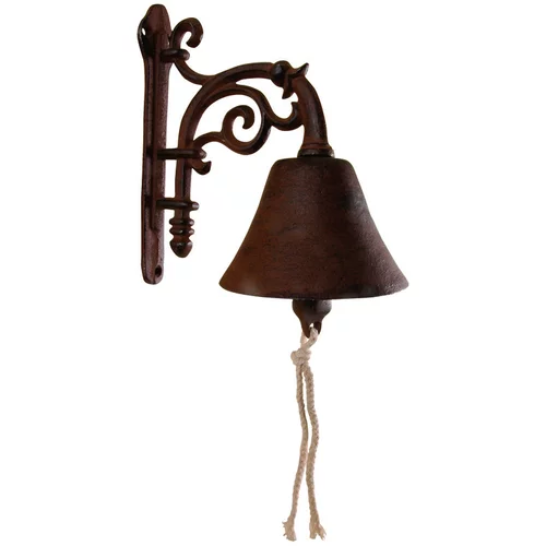 Cloche fleur fonte 12x22x30 cm
