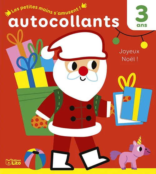 Autocollants Joyeux Noël Éditions Lito - Dès 3 ans - 10 pages