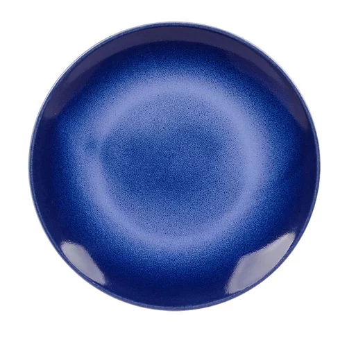 Assiette à dessert coloris bleu en grès blue night - Ø 21 cm